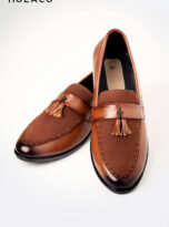 Brown-Suede-Leather-Tassel-Loafer-Shoe-01