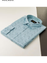 Ocean-Blue-Printed-Formal-Shirt-03