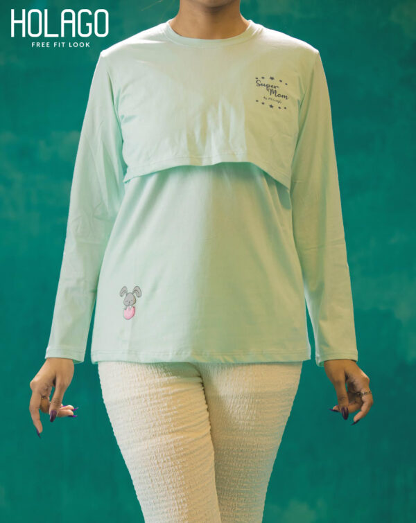 SuperMom Lift Up Top (Aqua)