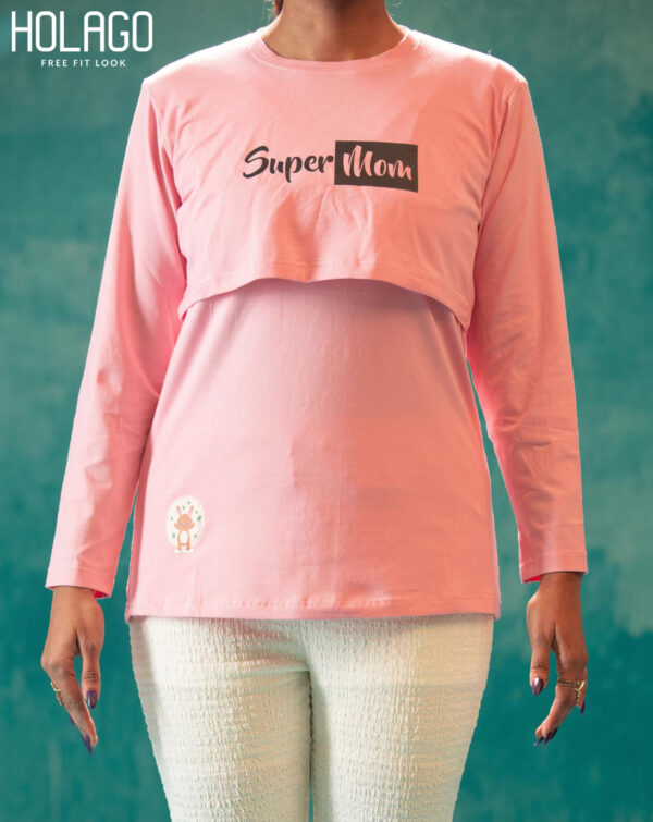 SuperMom Lift Up Top (Bright Pink)