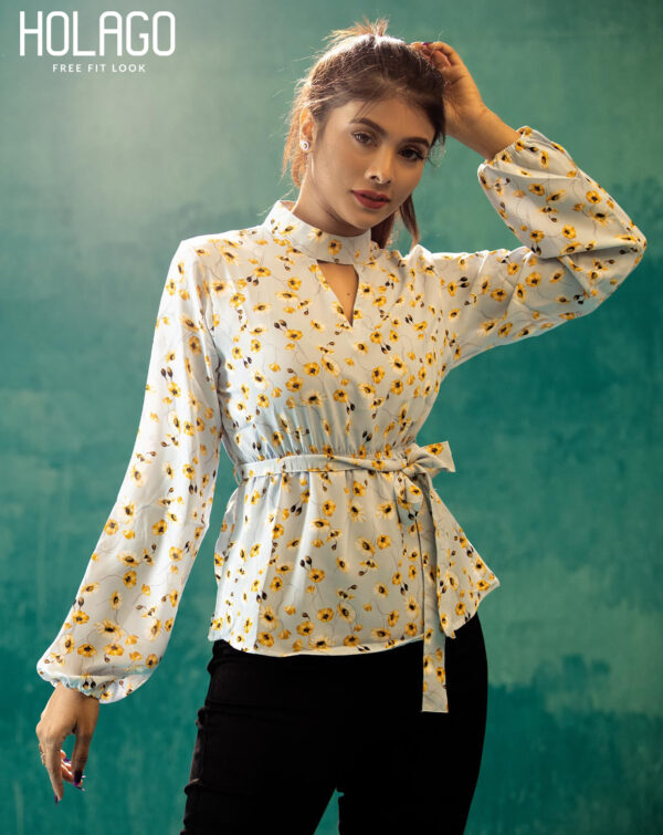 The Blue Daisy Top