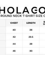 round-neck-t-shirt-size-chart